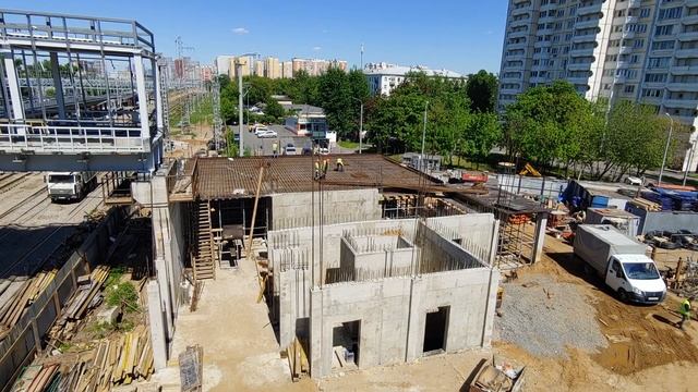 Ход строительства ТПУ "Очаково" смотреть онлайн