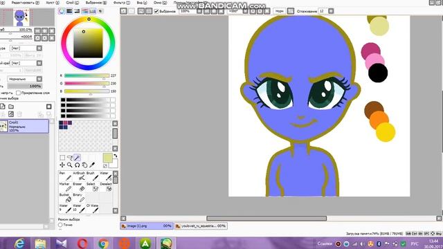 Как создать палитру в саи с маникеном? смотреть онлайн