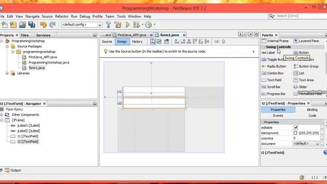 getText setText in java смотреть онлайн