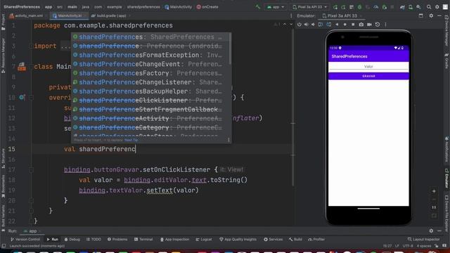 ANDROID com KOTLIN 2023 - #24 - Shared Preferences смотреть онлайн