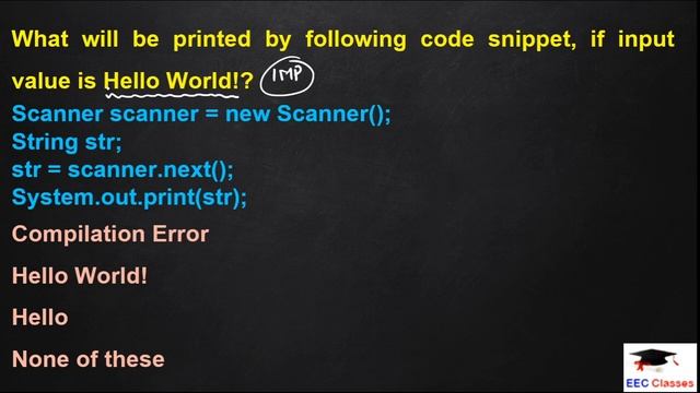 Java Objective MCQ's on Scanner and Wrapper Class | Multiple Choice Questions for Exams Part 7 смотреть онлайн