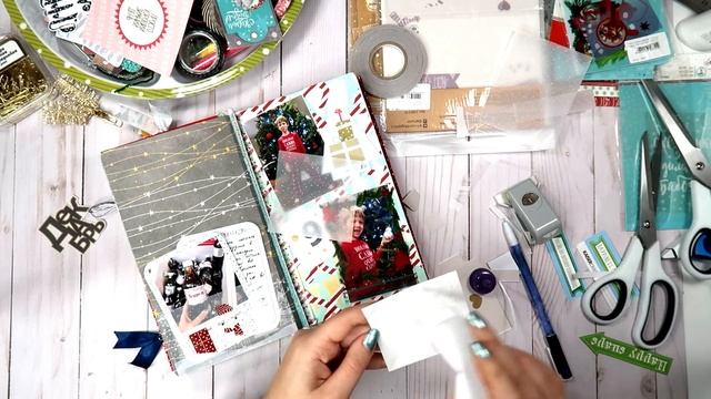 Декабрьский Дневник 2017/Снегопад и малыш/Оформление 9-ого дня/December daily 2017 смотреть онлайн