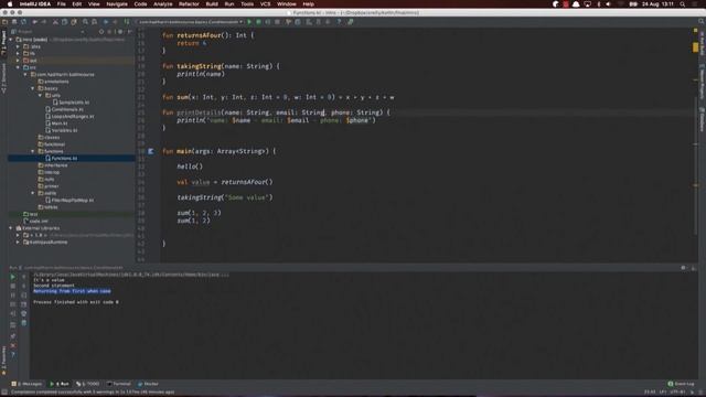 1 Functions with Default and Named Parameters in Kotlin смотреть онлайн