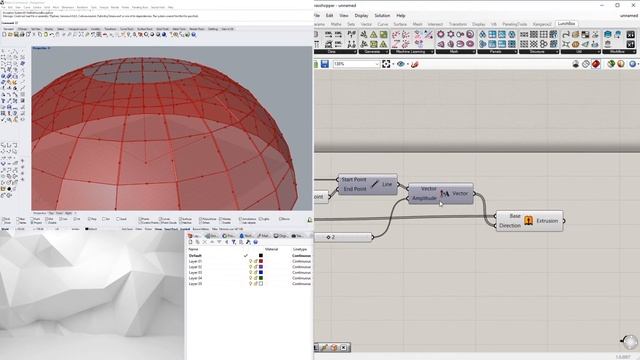 Rhino 6 and Grasshopper Dome with Connections Overview Lesson смотреть онлайн