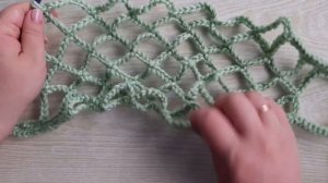 Эко сумка «Авоська» маленькая Вяжем с Nilena Sans  вязание крючком crochet tutorial