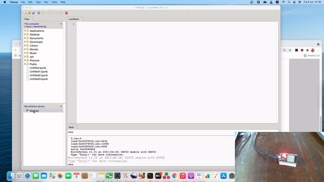 How to set up Thonny for ESP32 micropython development смотреть онлайн