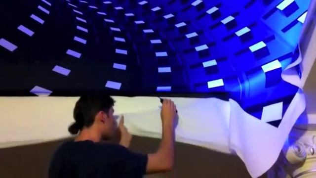 //// Супер!!! Натяжной потолок с 3D эффектом! смотреть онлайн
