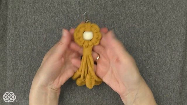 DIY: Macrame Flower Keychain & Hanging Macramé Ornament смотреть онлайн