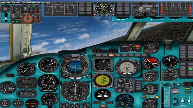 Prepar3D [ P3D ] | IL 62 | Manual | Tutorial | KJFK - LIMF | on English | Native Navigation | part смотреть онлайн