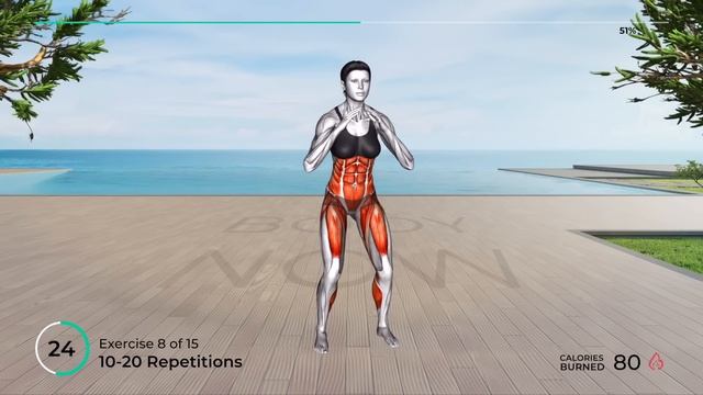 ➜ Burn Your TUMMY With Trainer's 15 Top-recommended Exercises смотреть онлайн