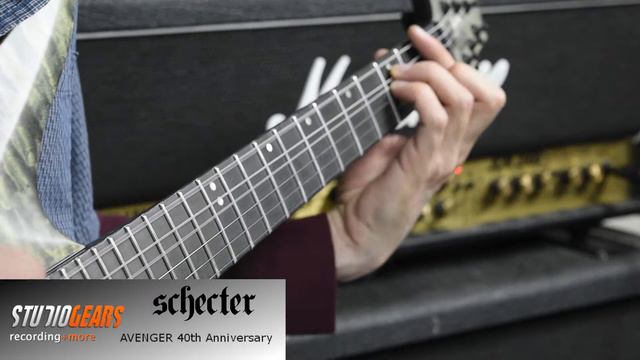 schecter AVENGER 40th Anniversary Electric Guitar смотреть онлайн