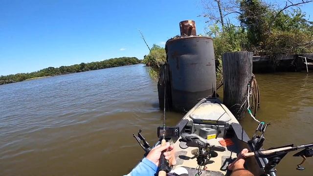 Cypremort Point, Weeks Bayou, Kayak Fishing смотреть онлайн