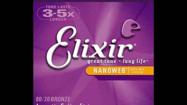 Elixir Acoustic 80/20 Bronze With NANOWEB Coating