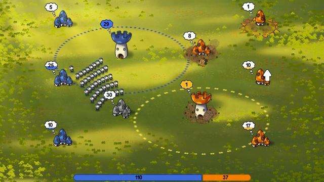 Mushroom Wars Gameplay - Campaign Part 1 (No Commentary) смотреть онлайн