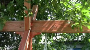 Садовые качели своими руками.Размеры.Garden swing do it yourself. Dimensions.