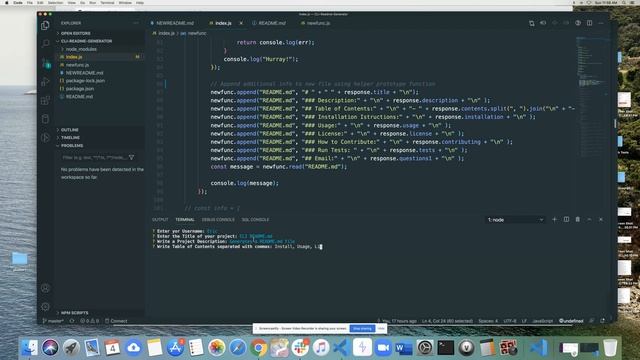 CLI README.md Generator смотреть онлайн