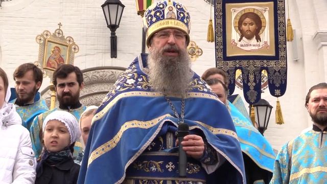 Благовещение Пресвятой Богородицы. Крестный ход. 7.04.2017