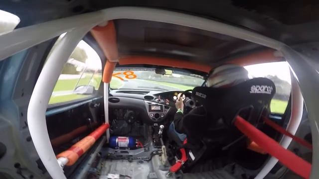 Ford Focus 2.0 Zetec Black Top Turbo Conversion - Test Day Oulton Park смотреть онлайн