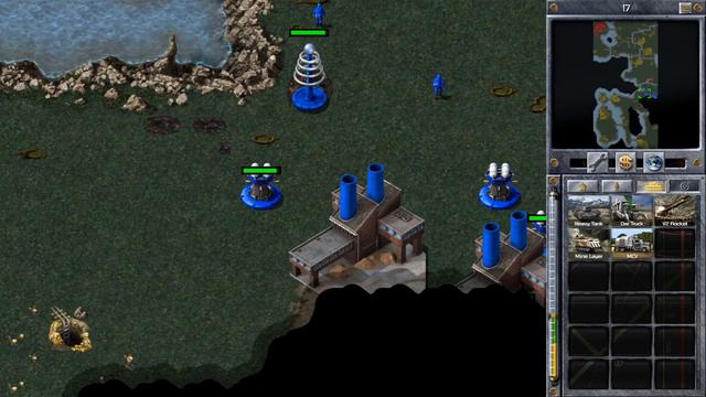 Command and Conquer Red Alert Remastered: Tropical Storm with Hard AI смотреть онлайн