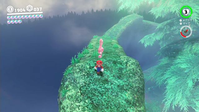 マリオオデッセイ 森の国 67番目のパワームーンの取り方 смотреть онлайн