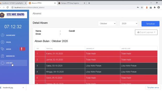 Source Code Aplikasi Absensi Online смотреть онлайн