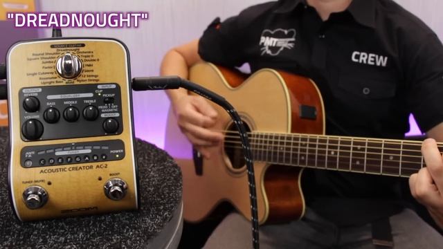 Zoom AC-2 Acoustic Creator Pedal - Review & Demo смотреть онлайн