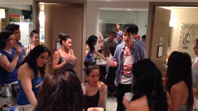 A few post-show words from Ian's farewell from "Here Lies Love" смотреть онлайн