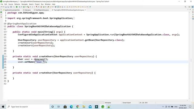 Spring Boot Data JPA h2 Database Example | Spring Boot JPA + H2 example | Spring Boot Hindi Tutoria смотреть онлайн