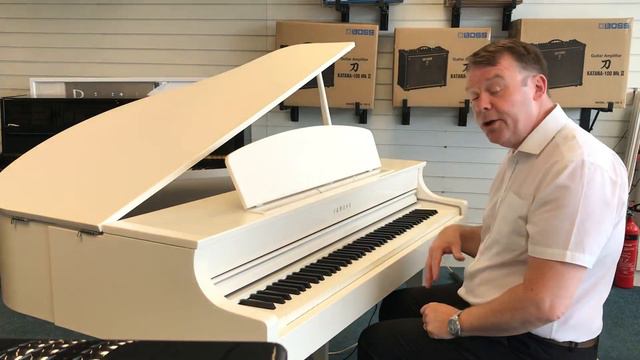 Yamaha Clp 665 Polished White | Used Digital Piano | Southport Store смотреть онлайн