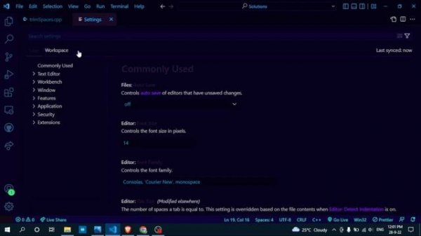 VS Code Terminal not opening in it's current directory problem fixed | Solution | #terminal #vscode