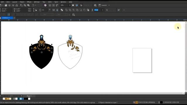 How To Create Sketch to Vector Logo Using Coreldraw - Ahsan Sabri смотреть онлайн