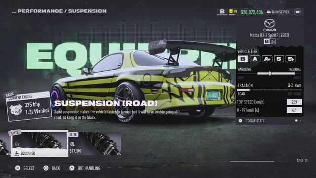 Nfs Unbound (B class build) Mazda RX-7 Spirit R (2002) смотреть онлайн