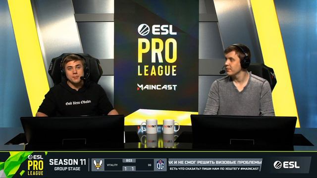 Team Vitality vs OG [Map 3, Dust 2] BO3 | ESL PRO LEAGUE SEASON 11 смотреть онлайн