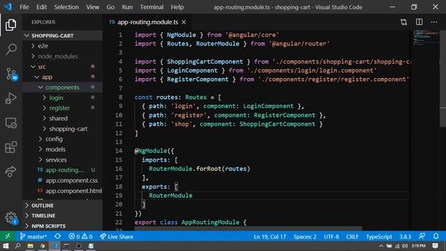 Angular 8 - Shopping Cart - Part 6 - Intro to Routing (#Modules and #Router) смотреть онлайн