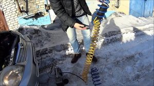 Как работает бюджетный пневмобаллон в пружине