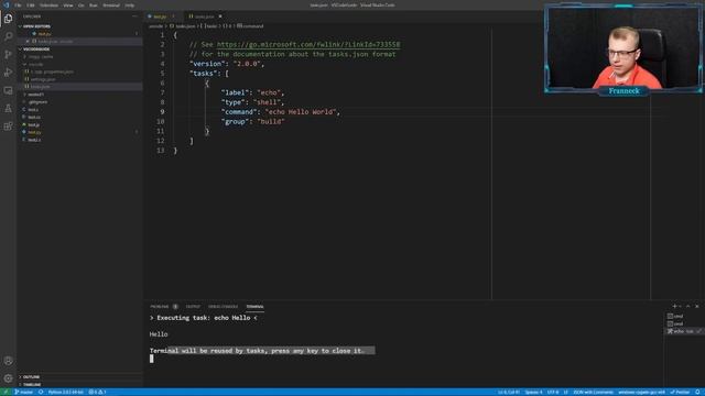 VSCode Tutorial #10 - Tasks (Teil 1) смотреть онлайн