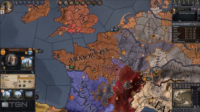 Let's Play Crusader Kings II Paradox Mega Campaign The Beginning of Brittany Part 33 смотреть онлайн