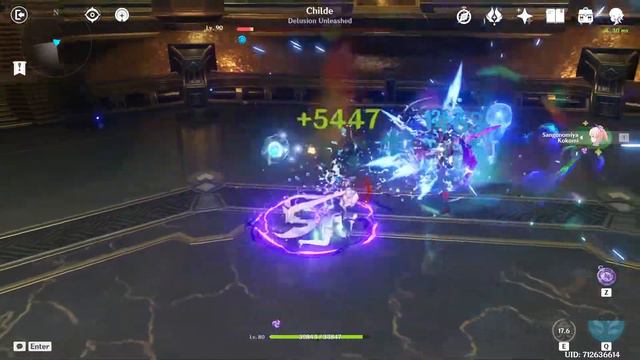 Genshin Impact - Kokomi vs Childe смотреть онлайн