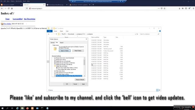 How to Install and configure WordPress in XAMPP on Windows with a Domain смотреть онлайн