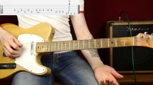 Как играть The Doors Roadhouse Blues на гитаре - Уроки игры на гитаре Первый Лад