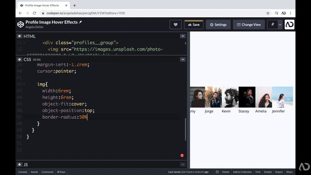 Profile Image Hover Effect | HTML CSS Tutorial смотреть онлайн