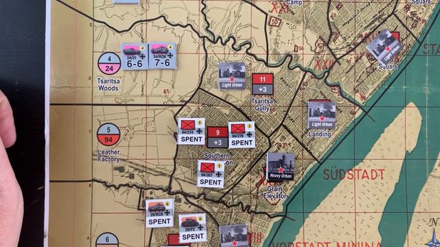 Stalingrad - Advance on the Volga 1942 Solo game смотреть онлайн