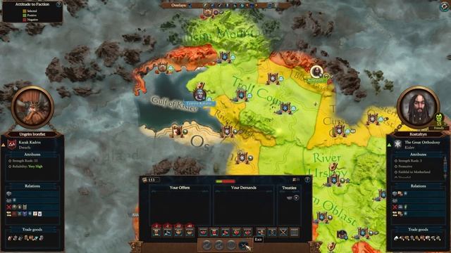 Total War: Warhammer 3 Immortal Empires Campaign - Karak Kadrin, Ungrim Ironfist #6 смотреть онлайн