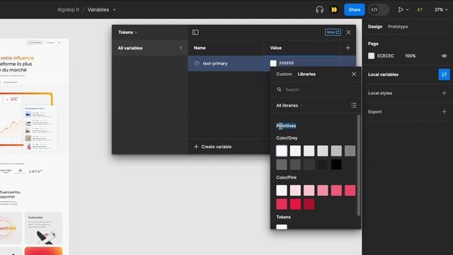 Variables Figma : Tutoriel complet apprendre les Variables dans Figma смотреть онлайн