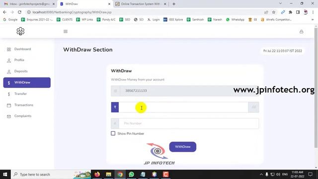 Secure Online Transaction System with Cryptography | Java | JSP | Final Year Project 2023. смотреть онлайн