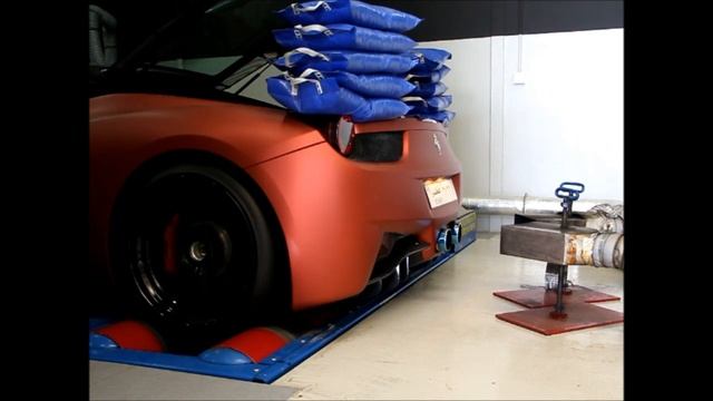 Ferrari 458 Italia Dynorun After Finishing Custom Tuning !!!