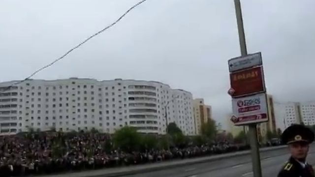 9 мая в Минске - Полет СУ-24 и L-39 смотреть онлайн