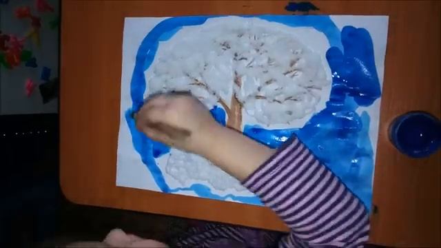 МК: Рисунок солью | Занятия с детьми смотреть онлайн