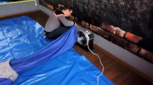 Мобильный планетарий, поэтапная установка