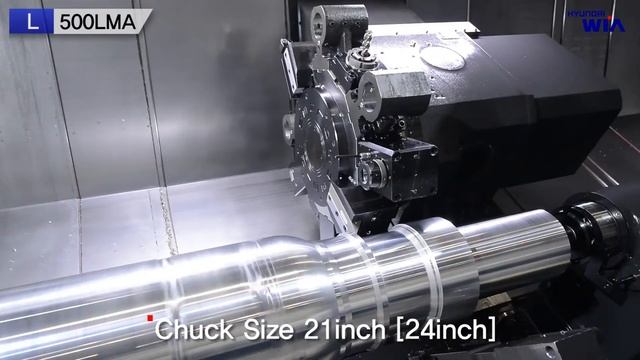 Test Cut: Hyundai Wia L500LMA Heavy Duty CNC Turning Center with 24" Chuck and BMT 75 Live Tooling смотреть онлайн